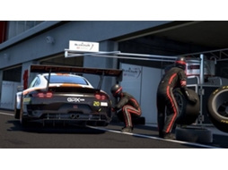Jogo PS4 Assetto Corsa Competizione (Corridas - M3) — É um extraordinário jogo de simulação de corridas que permite aos jogadores viver a atmosfera real do campeonato GT3, competindo contra pilotos oficias, equipas, carros e circuitos reproduzidos no jogo