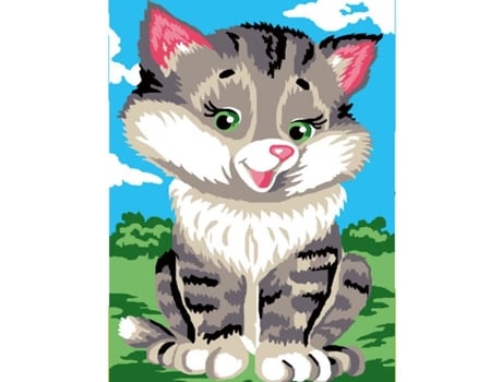 Kit Tela Infantil Gato 20x25cm Leve