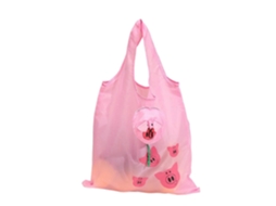 Saco de Compras Punho Robusto Boa Aderência Cartoon Design Saco de Supermercado Dobrável Animal Padrão Storag Fruta Storag GOKOCO