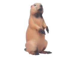 Estátua De Marmota Toy Figurina Animal Selvagem Modelo Plástico Decoração Educação Pl127‑1010