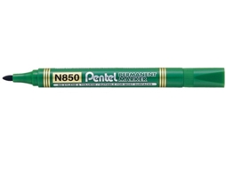 Marcador permanente verde PENTEL N850 12 peças