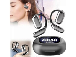 Fone De Ouvido Bluetooth Inteligente Com Tela Sensível Ao Toque Aberta, Redução De Ruído E Display Led. Ly Ebike