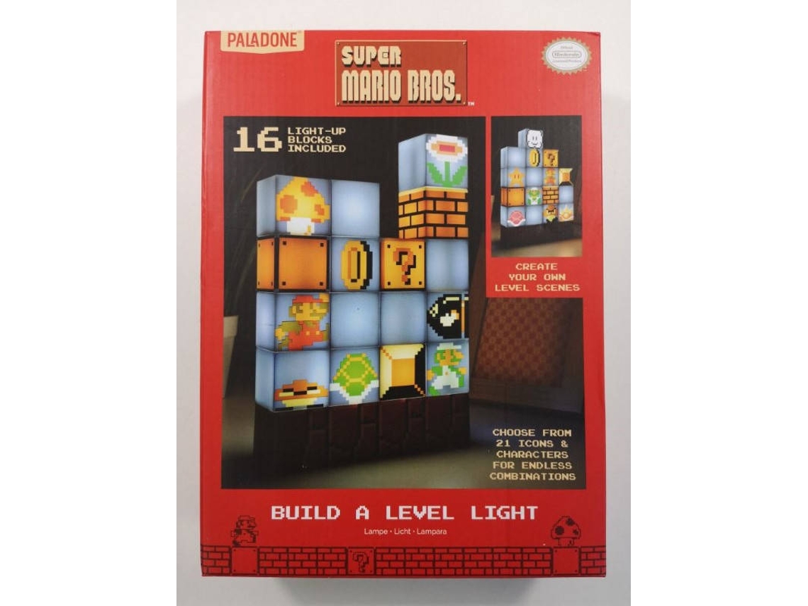 Iluminação decorativa SUPER MARIO Bros Build A Level Light
