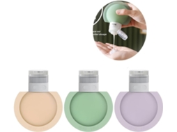Garrafas Portáteis de Boca Larga para Viagem, de Silicone Recarregáveis para Recipientes para Líquidos AQUAFORGE