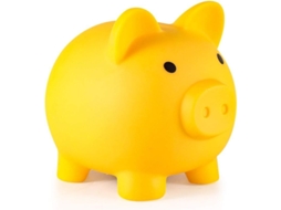 Banco de Dinheiro Nova Line de Porco, Plástico, Infantil, Inquebrável