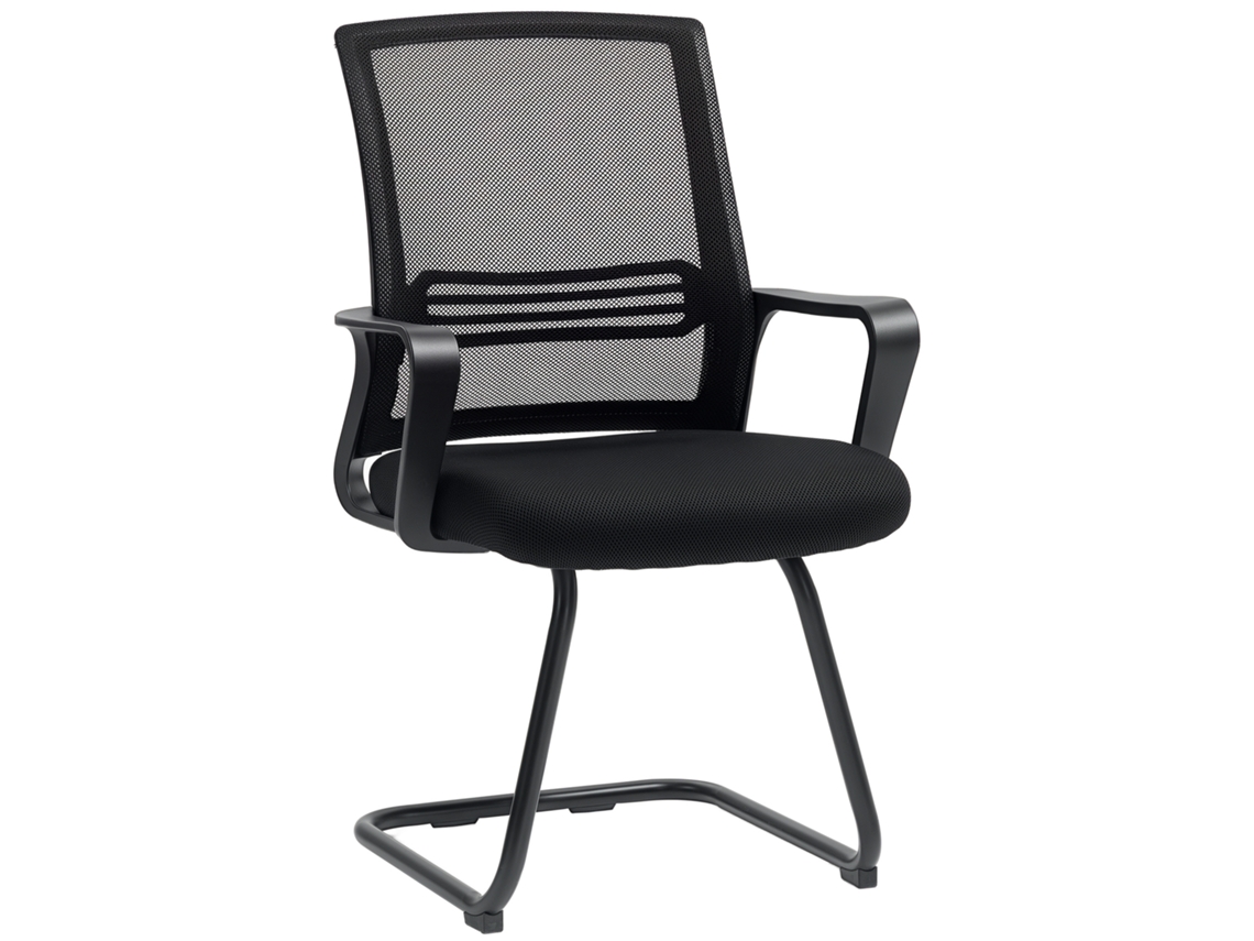 Cadeira Ergonômica de Malha com Pés de Metal ZENCORE SERVICES