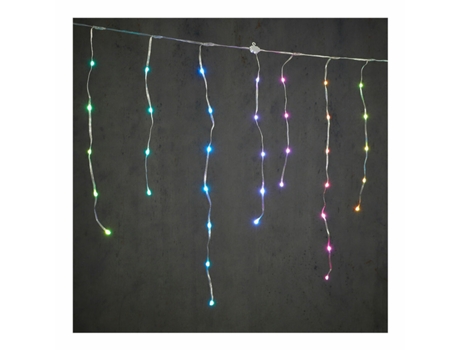 CORTINA LED EFEITO CARAMBINA MULTICOR - ELEKTRO3