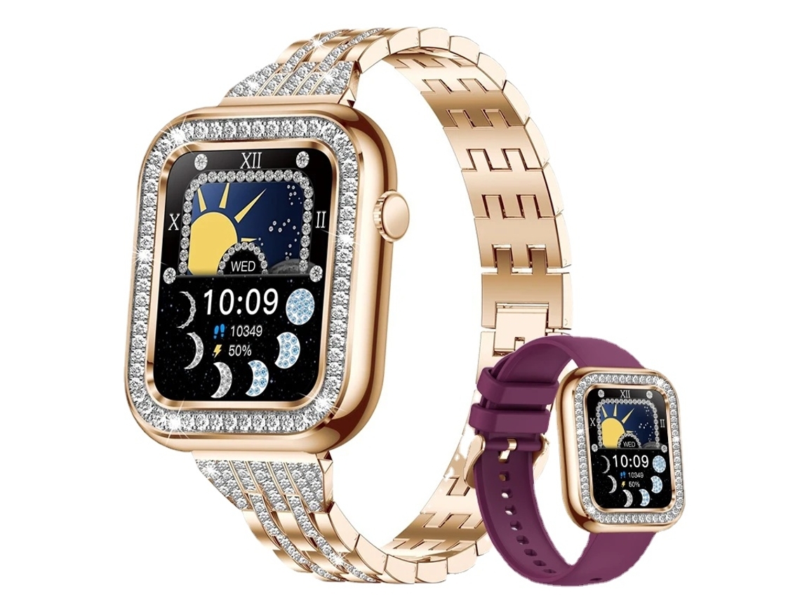 Relógio Inteligente Feminino Esportes Smartwatch Monitor de Pista Bluetooth Chamada Marca Senhoras Relógio para Presente