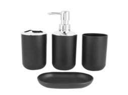 Conjunto De Acessórios De Banheiro Dispenser E Prato De Sabão