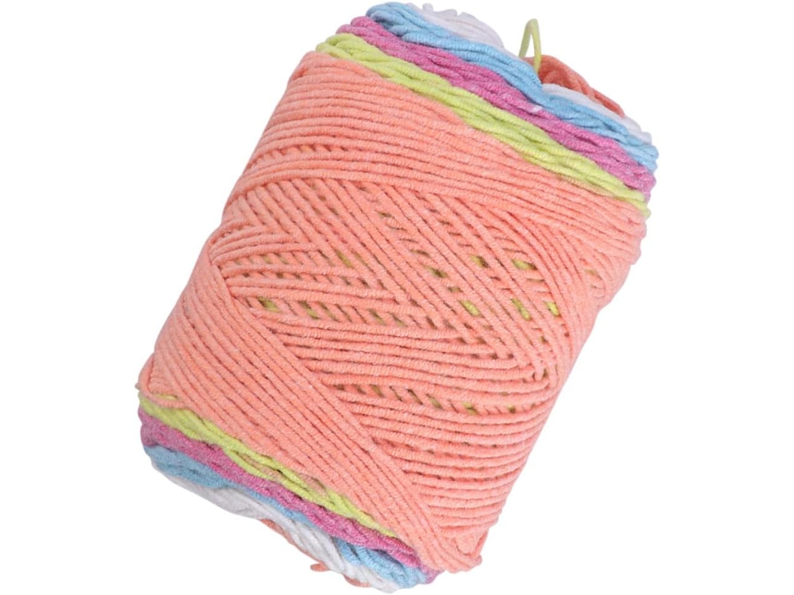 Fio De Algodão E Acrílico, Antibolinhas Para Crochê De Mantas E Gorros