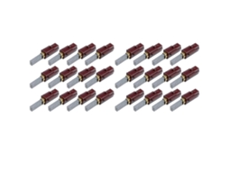 Escova De Carvão Para Motor De Aspirador Elétrico Ametek Lamb 2311480, 333261, 33326-1 (24 Unidades)_ptg