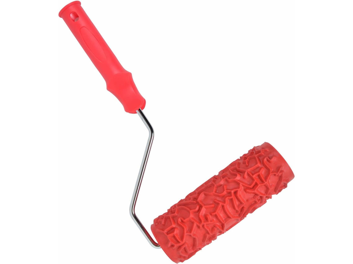 Rolo de pintura SFUSHOS, em relevo de borracha, decorativo