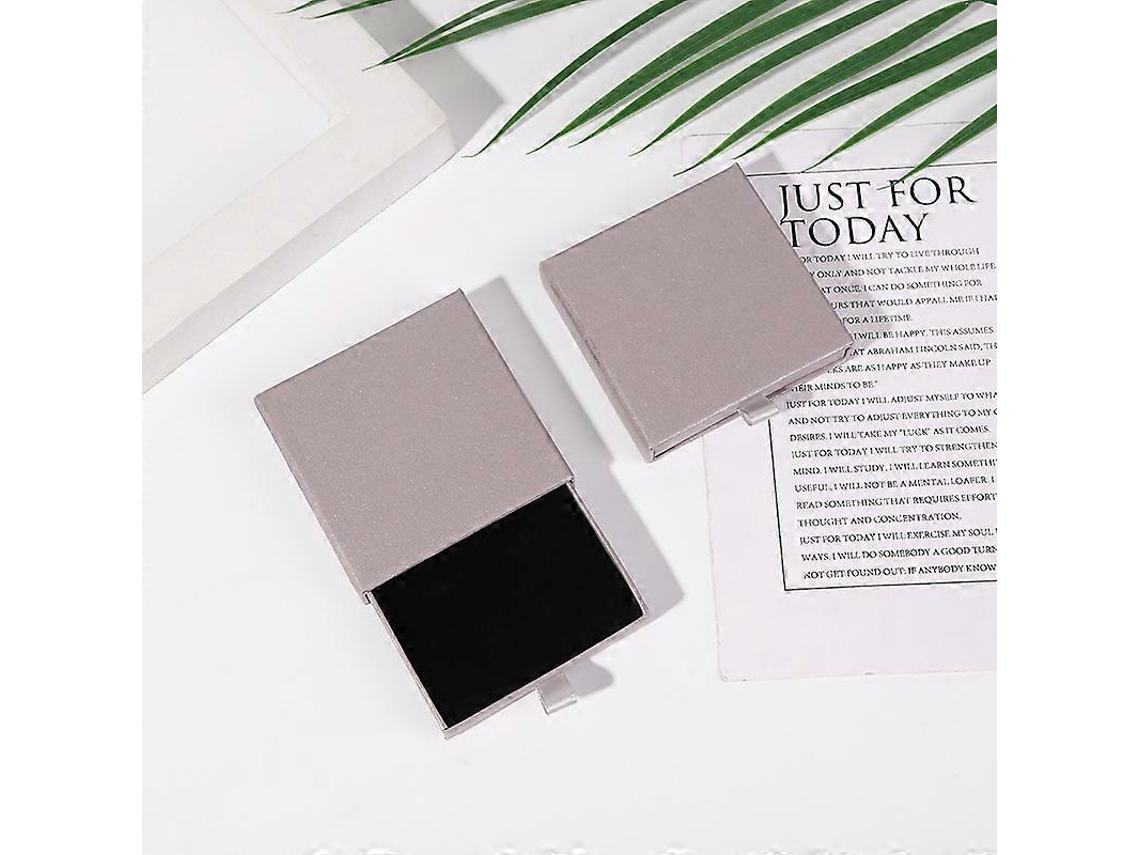 Caixas De Embalagem Para Joias Com Gaveta Deslizante Fina, Coloridas Em Laranja, Branco, Preto E Amarelo, Em Papel Kraft, Para Presentes. Hengjian