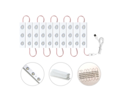Lâmpada de espelho de maquiagem com luz suave regulável USB interruptor manual 10 lâmpadas | S/MARCA