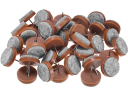 Pacote Com 40 Almofadas De Feltro Para Móveis, Fixação Pregos,