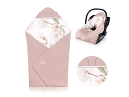 Manta Envolvente De Bebé Lionelo Travel Swaddle Blanket - Compatível Com Cadeira Auto Alcofa E Carrinho - Tog 2,5 - 90x90cm