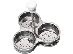 Cocinador de Ovos de Aço Inoxidável 430, Fácil de Usar, Limpar, Rápido e Seguro
