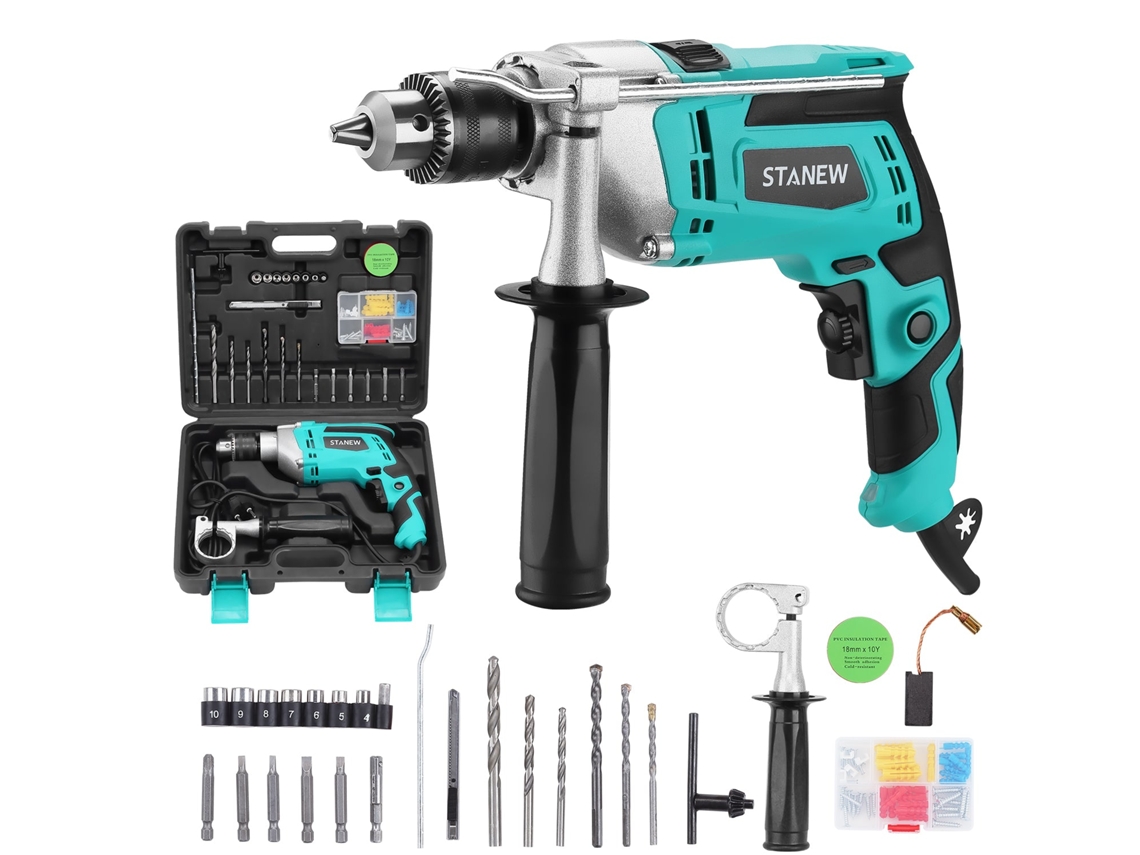 Furadeira De Impacto Com Fio De 850 W, Tamanho Do Mandril De Broca 0-13 Mm