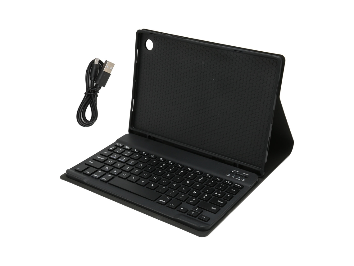 Aetheria capa de Proteção para Samsung Galaxy Tab A8 10,5 com Teclado Bt Sem Fio, Suporte para Caneta e Bateria Embutida