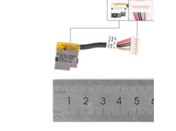 Conector/cabo Dc Hp Probook 430 440 450 470 G5 G6 G7 Conector De Alimentação Dc Porta De Carregamento 924444 F30 5 Cm 924444 F30 Compativel