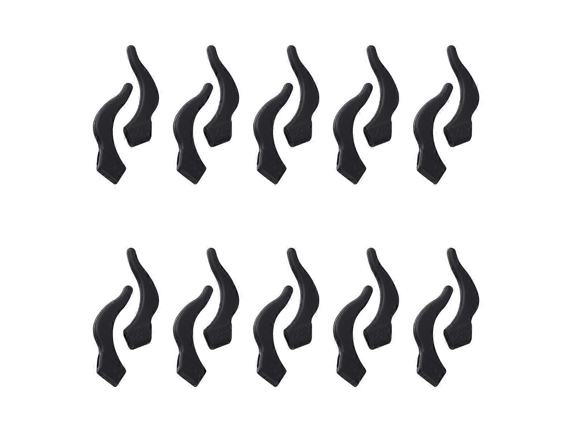10 Pares de Gafas Sol Proteção Anel Silicone Jogo Agarre para a Oreja Or Eja Ganchos as Orej GOKOCO
