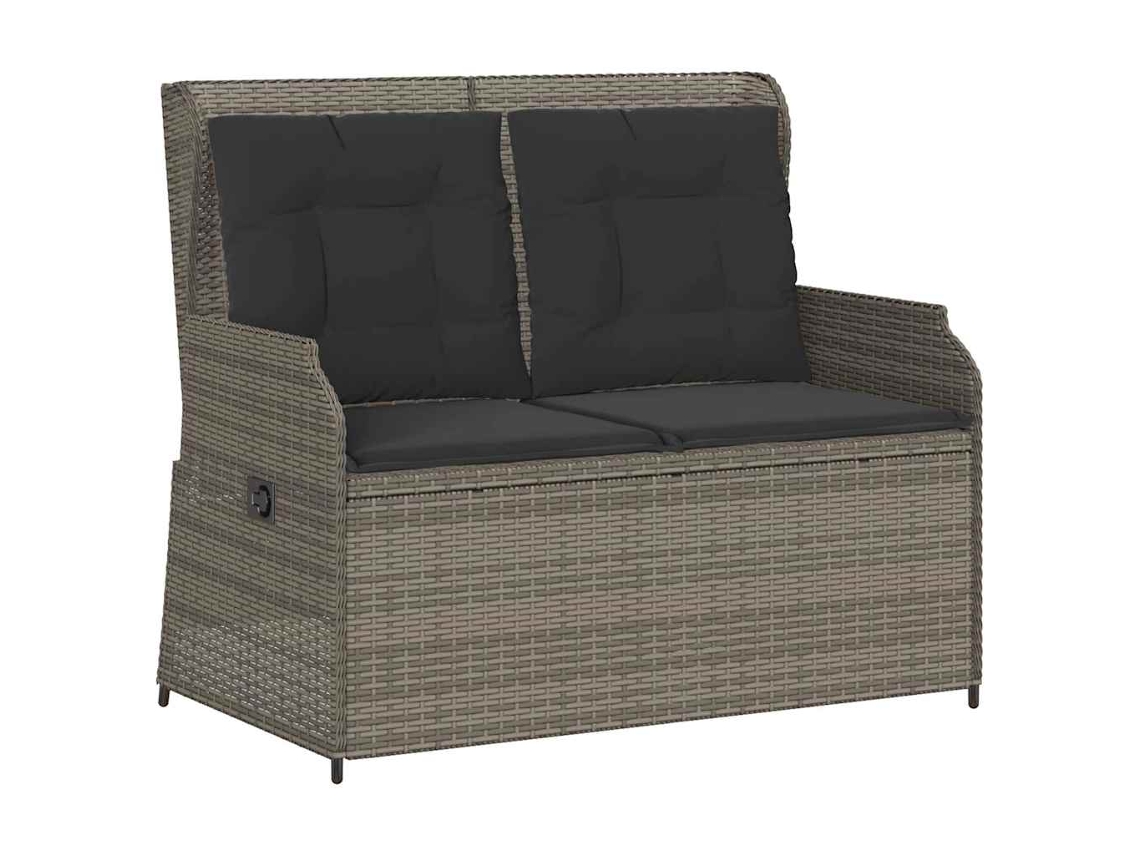 Reclining Garden Bench, Reclining Garden Benches Vidaxl Cinzeto Rattan / Vime (n/a)