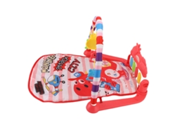 Primerox tapete de Ginástica Bebê com Piano de Pé, Brinquedos de Espelho e Ratinhos para Tummy Time