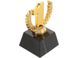 Mini Troféu de Cristal e Plástico Leve SFUSHOS