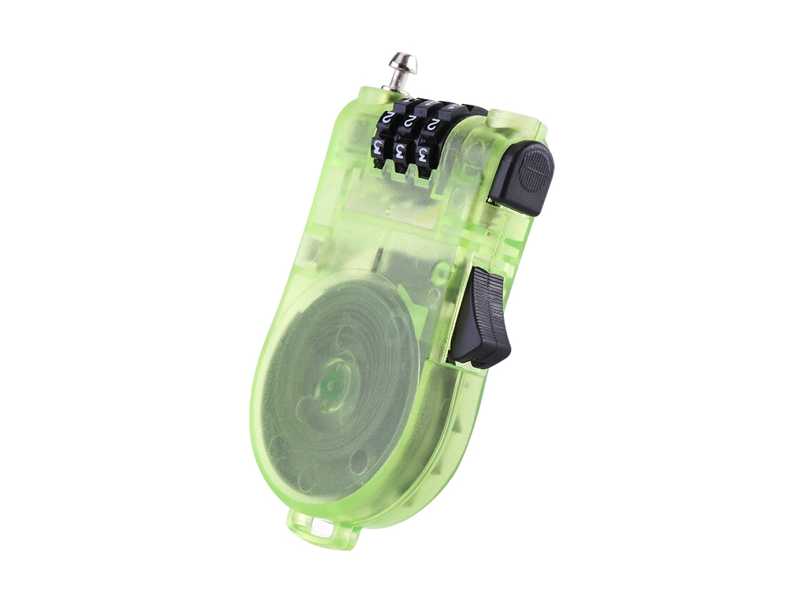 Fechadura com Senha Retrátil para Mochila e Notebook S/MARCA