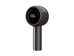 Mini Ventilador Turbo Portátil Visor Digital Carregamento Usb Fluxo de Ar Potente MDUG (preto)