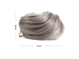 Acessório De Cabelo Clip-in Com Volume Para Bun Desarrumado - Prático E Versátil Para Qualquer Ocasião