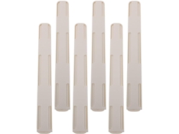Conjunto De 6 Trilhos Deslizantes Para Gavetas, Com Funcionamento Suave E Uso Versátil, Na Cor Branca, Da Hips Cabinet