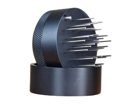 Agulha de madeira para café, distribuidor de café, ferramenta nivelador, distribuidor de pó de café, agulha de aço inoxidável 58mm HOMYL