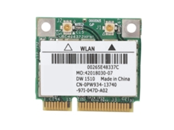 Placa de Rede Sem Fio Mini Pci e Bcm94322hm8l Dw1510 Dual Band 300mbps para Dell E4200 E5500 | S/MARCA