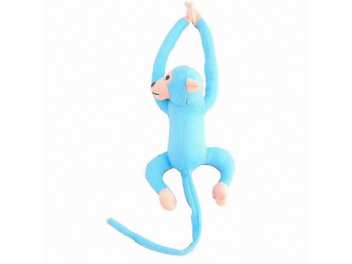 Boneco Macaco De Pelúcia Grande 21 Polegadas Marrom Ideal Para Decoração Cortina E Exposições Penduradas
