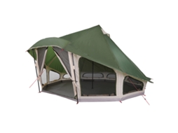 Conjunto 1 Barraca Tipi Vidaxl Verde Tafetá (508 X 470 X 300 Cm)