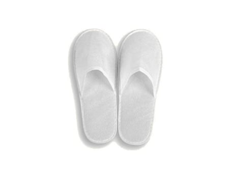 Chinelos em Polipropileno Branco Fechados