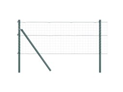 Conjunto 26 Poste De Cerca Vidaxl Verde Aço (100 Cm)
