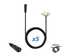 Conector À Prova D'água 8mm 7 Pinos - 5f