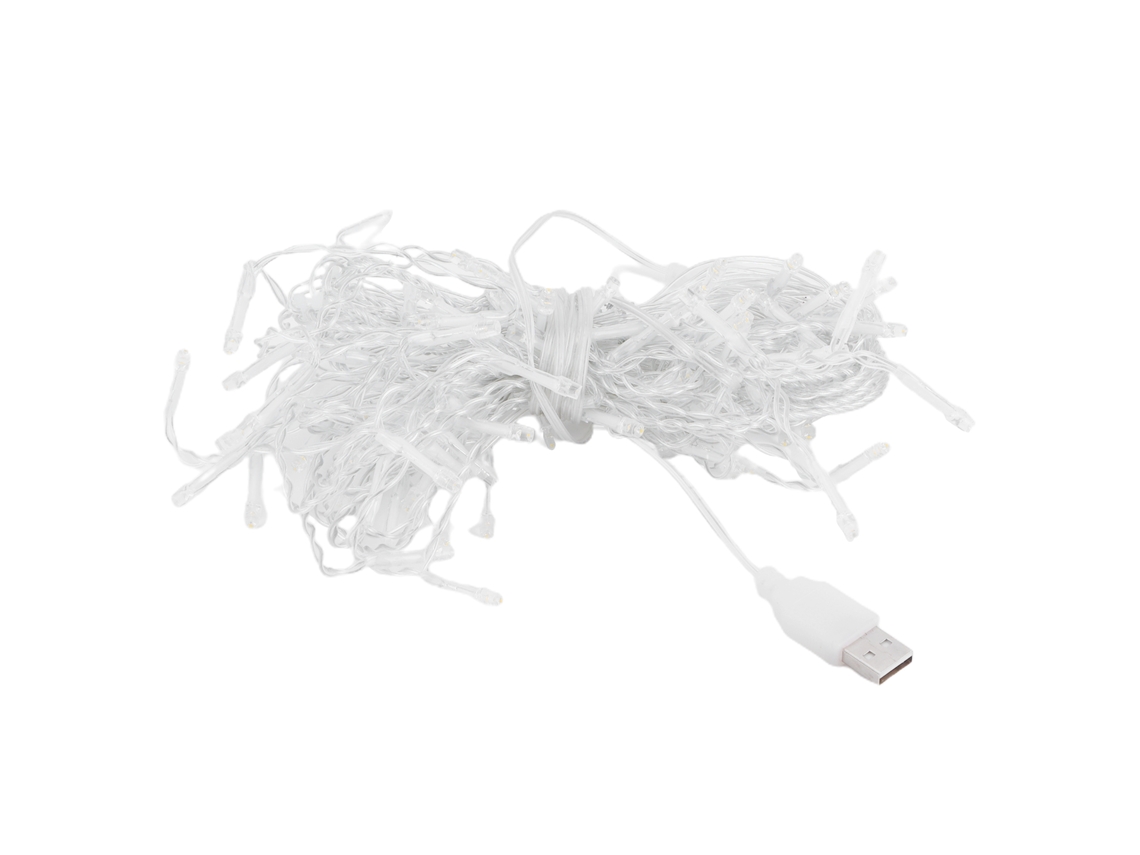 2026 Luzes de Corda com 96 Leds Luzes de Cortina USB para Festa Decoração Lar Luz Quente