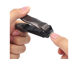 Conjunto de Cortadores de Unhas Sem Borrifo com Catcher, Inox, para Unhas de Mão e Pé, Homens e Mulheres