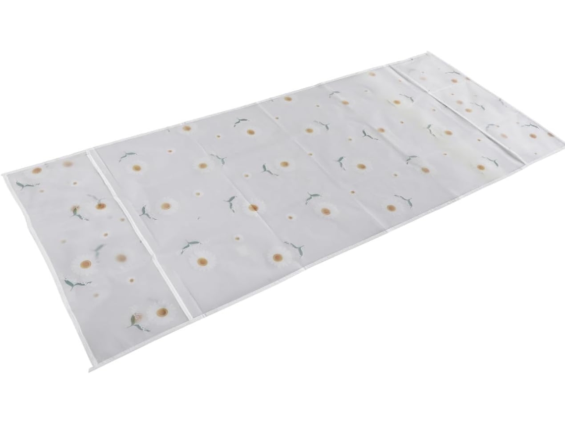 Capa De Proteção Solar Com Estampa De Margaridas, Capa Impermeável Com Bolsos.