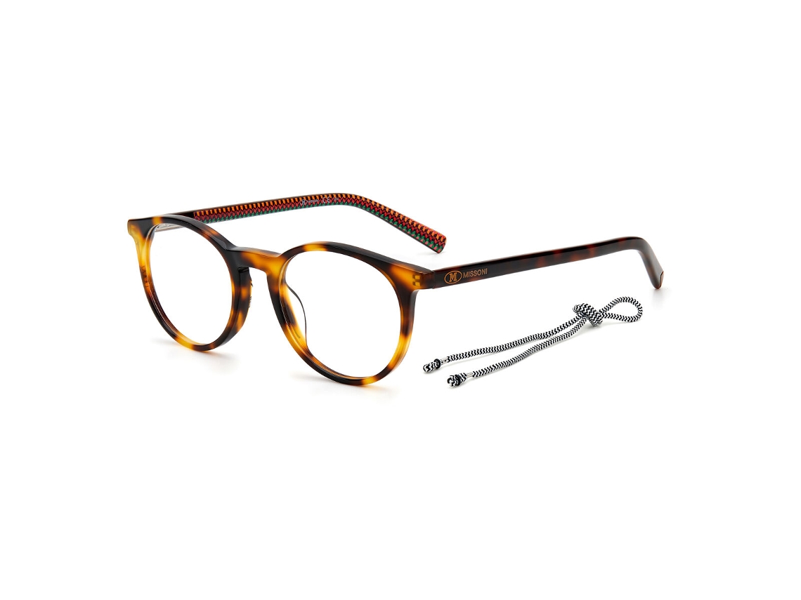 Armação de óculos Missoni feminina Mmi-0007-086e619 (marrom - acetato - Ø 46 mm)