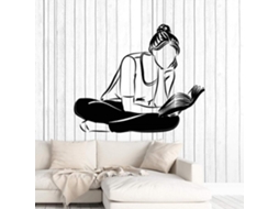 Adesivos de parede decorativos para sala de estar, decalques de vinil removíveis, decoração para casa, mural para quarto, 63x46 cm