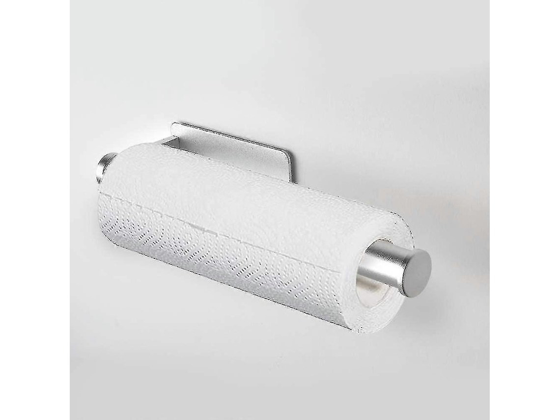 Porta Servilletas de Cocina Sin Taladrar, Porta Papel de Cocina Pared de Aluminio Resistente a Rayones Y Óxido
