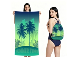 Toalha de Praia HENTEN HOME Dobrável e Transformável em Mochila 90x180 Cm | HENTEN HOME
