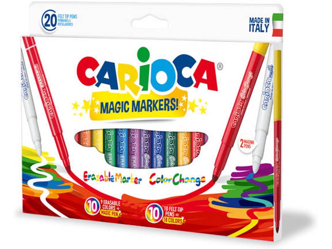 Caneta de Feltro CARIOCA 41369 Multicor