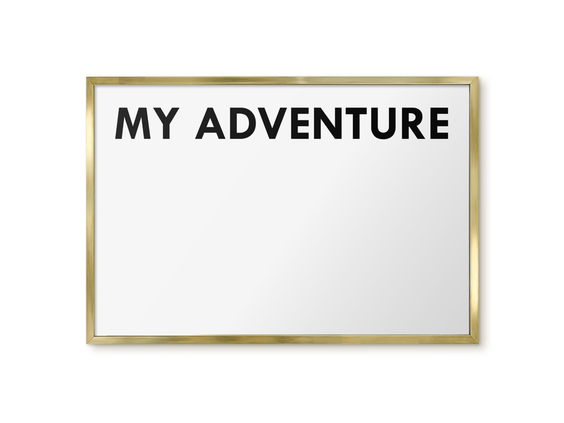 Magnetic Glass Board My Adventure For The Hall Espelharte (60x40 Cm)