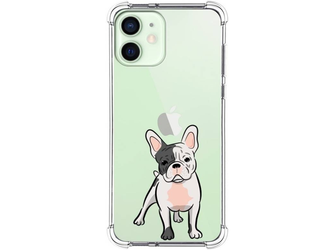 Capa iPhone 12 Mini (5.4) TUMUNDOSMARTPHONE Desenhos Antigolpes Cães 06 Multicor