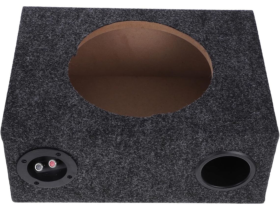 Caixa Acústica Para Subwoofer De 10 Polegadas Para Carro, Ultrafina, Em Abs E Madeira, Com Subwoofer Integrado.
